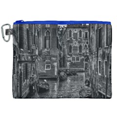 Venice Italy Gondola Boat Canal Canvas Cosmetic Bag (XXL)