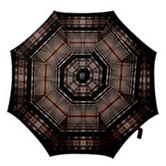 Fractal Fractal Art Design Geometry Hook Handle Umbrellas (medium) by Celenk