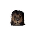 African Lion Mane Close Eyes Drawstring Pouches (XS)  View2