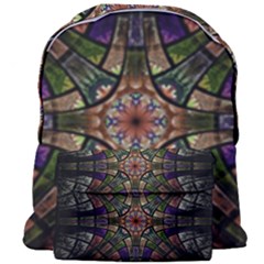 Fractal Detail Elements Pattern Giant Full Print Backpack