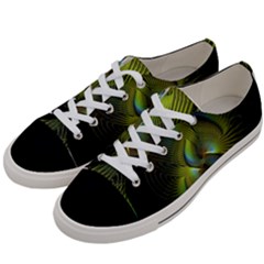 Fractal Abstract Design Fractal Art Women s Low Top Canvas Sneakers by Celenk