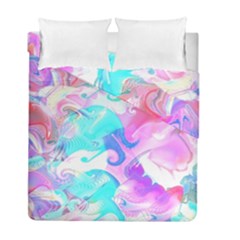 Background Art Abstract Watercolor Duvet Cover Double Side (full/ Double Size) by Celenk