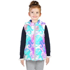 Background Art Abstract Watercolor Kid s Puffer Vest by Celenk