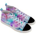 Background Art Abstract Watercolor Men s Mid-Top Canvas Sneakers View3