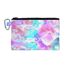 Background Art Abstract Watercolor Canvas Cosmetic Bag (medium) by Celenk