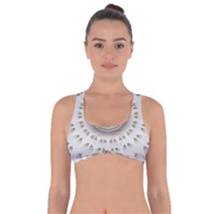 Mandala Fractal Decorative Got No Strings Sports Bra by Celenk