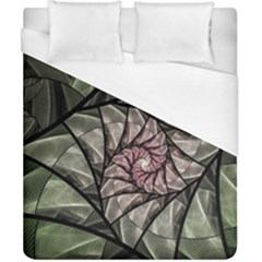 Fractal Flowers Floral Fractal Art Duvet Cover (california King Size) by Celenk