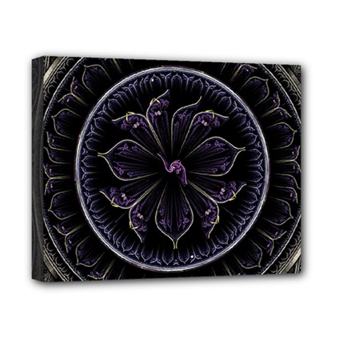 Fractal Abstract Purple Majesty Canvas 10  X 8  by Celenk