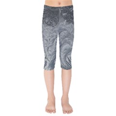 Abstract Art Decoration Design Kids  Capri Leggings  by Celenk