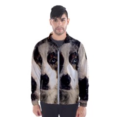 Dog Pet Art Abstract Vintage Wind Breaker (men) by Celenk