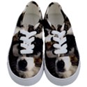 Dog Pet Art Abstract Vintage Kids  Classic Low Top Sneakers View1