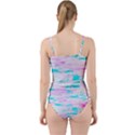 Background Art Abstract Watercolor Cut Out Top Tankini Set View2