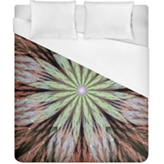 Fractal Floral Fantasy Flower Duvet Cover (california King Size) by Celenk