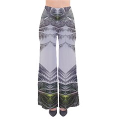 Fractal White Design Pattern Pants