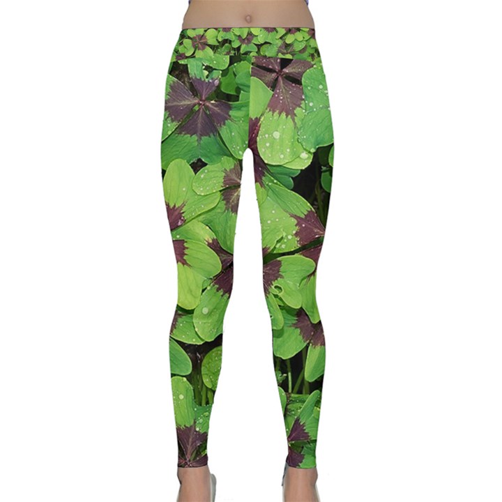 Luck Klee Lucky Clover Vierblattrig Classic Yoga Leggings