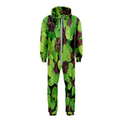 Luck Klee Lucky Clover Vierblattrig Hooded Jumpsuit (kids) by Celenk