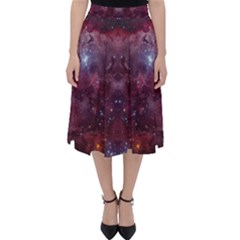 Space Jewel Folding Skater Skirt