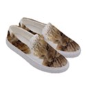 Lion Cub Close Cute Eyes Lookout Women s Canvas Slip Ons View3