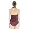 Fractal Red Fractal Art Digital Art Halter Swimsuit View2