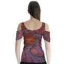 Fractal Red Fractal Art Digital Art Butterfly Sleeve Cutout Tee  View2