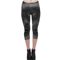 Gibbon Wildlife Indonesia Mammal Capri Leggings  by Celenk