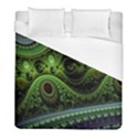 Fractal Green Gears Fantasy Duvet Cover (Full/ Double Size) View1