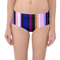 Abstract Background Pattern Textile 3 Mid-waist Bikini Bottoms by Celenk