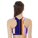 Abstract Background Pattern Textile 3 Sports Bra with Border View2