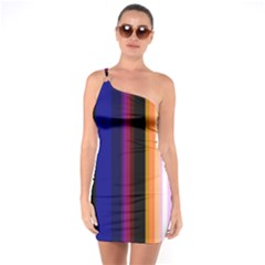 Abstract Background Pattern Textile 3 One Soulder Bodycon Dress by Celenk