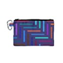 Lines Line Background Abstract Canvas Cosmetic Bag (Small) View1