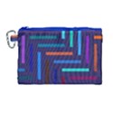 Lines Line Background Abstract Canvas Cosmetic Bag (Large) View1