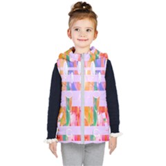 Watercolour Paint Dripping Ink Kid s Puffer Vest by Celenk