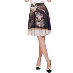 Cat Kitten Cute Pet Blanket Sweet A-line Skirt by Celenk