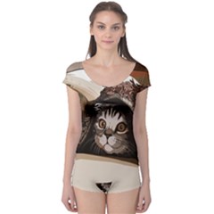 Cat Kitten Cute Pet Blanket Sweet Boyleg Leotard  by Celenk