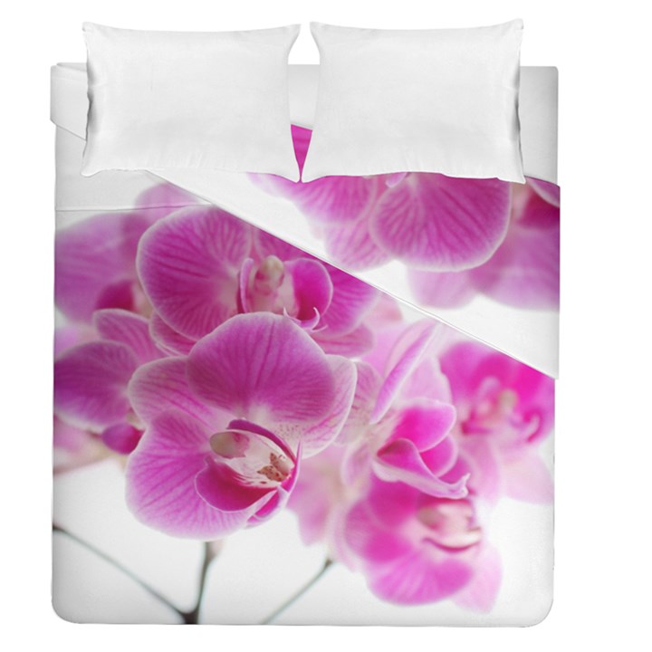 Orchid Phaleonopsis Art Plant Duvet Cover Double Side (Queen Size)