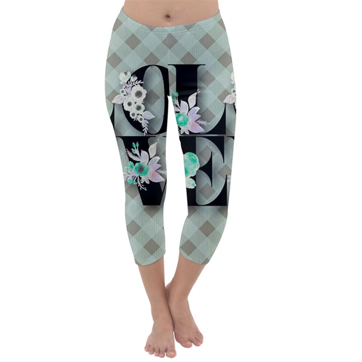 Rustic Love Capri Winter Leggings 