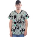 Rustic Love Men s V-Neck Scrub Top View1