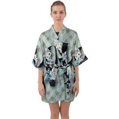 Rustic Love Quarter Sleeve Kimono Robe