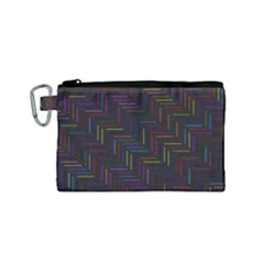 Lines Line Background Canvas Cosmetic Bag (small) by Celenk