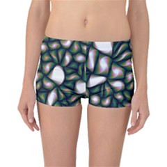 Fuzzy Abstract Art Urban Fragments Boyleg Bikini Bottoms by Celenk