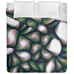 Fuzzy Abstract Art Urban Fragments Duvet Cover Double Side (california King Size) by Celenk