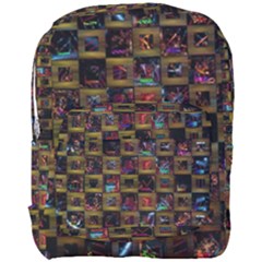 Kaleidoscope Pattern Abstract Art Full Print Backpack by Celenk