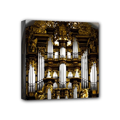 Organ Church Music Organ Whistle Mini Canvas 4  X 4  by Celenk