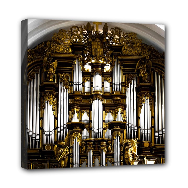 Organ Church Music Organ Whistle Mini Canvas 8  x 8 