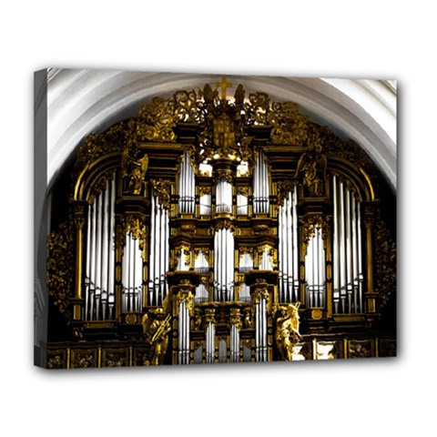 Organ Church Music Organ Whistle Canvas 14  X 11  by Celenk