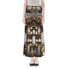 Organ Church Music Organ Whistle Full Length Maxi Skirt by Celenk