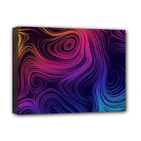 Abstract Pattern Art Wallpaper Deluxe Canvas 16  X 12   by Celenk