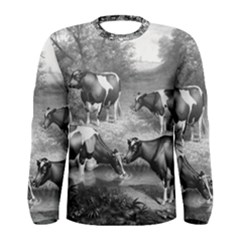 Holstein Fresian Cows Fresian Cows Men s Long Sleeve Tee by Celenk