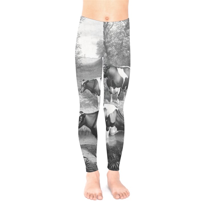 Holstein Fresian Cows Fresian Cows Kids  Legging