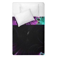 Fractals Spirals Black Colorful Duvet Cover Double Side (single Size) by Celenk